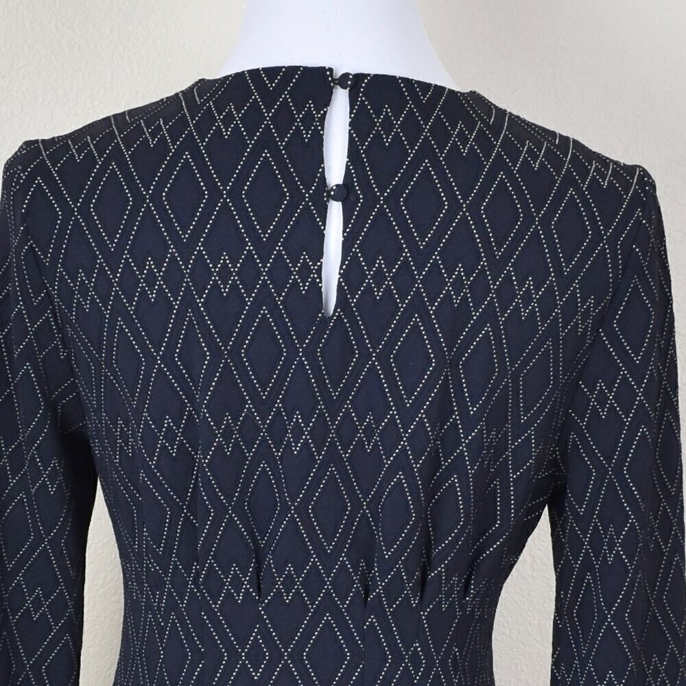 Leota Lara Long Sleeve Fit and Flare Dress - S - Picture 8 of 11